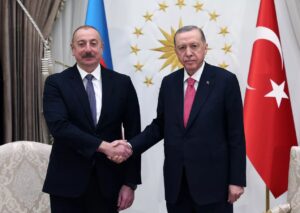 Cumhurbaşkanımız Erdoğan, Azerbaycan Cumhurbaşkanı Aliyev ile görüştü